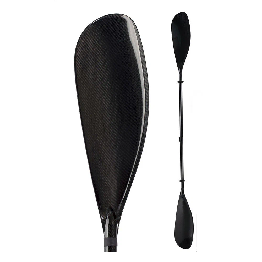 Long Blade Carbon Kayak Paddle | Powerful Thrust