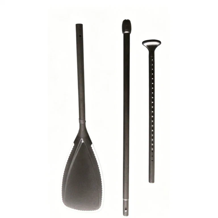 SUP Paddle – Black Blue Edge Wide Teardrop