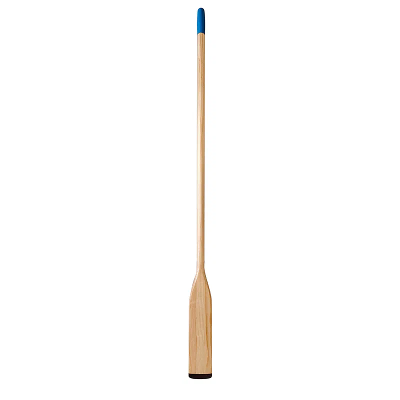 Varnished Wooden Oars with Painted Tip - 5-8ft