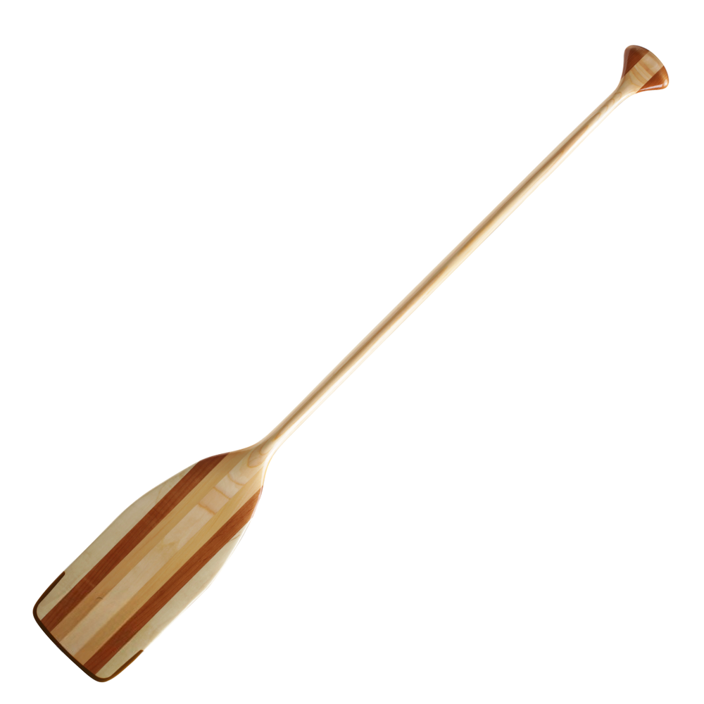 Durable Recreational Canoe Paddle with 18-Laminate Shaft and Premium Hardwood Blade