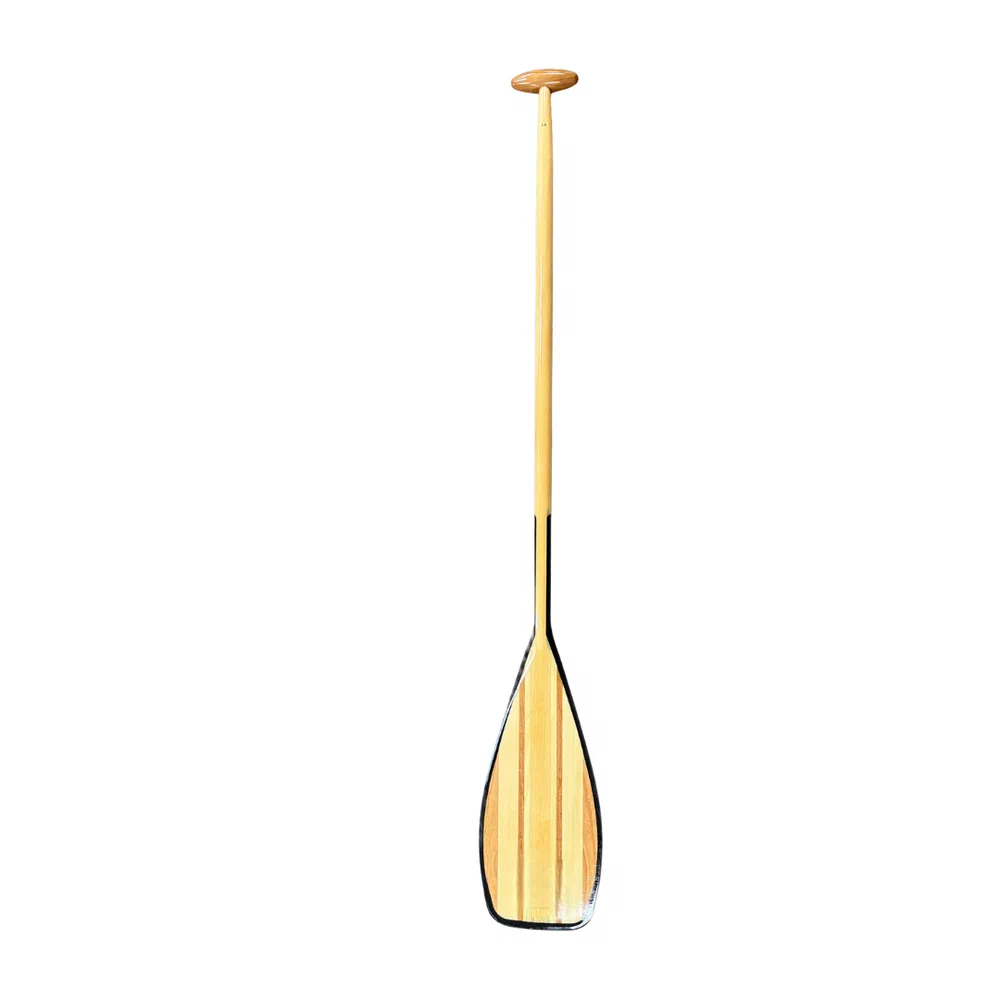 Most Durable Expedition Canoe Paddle for Whitewater with Fiberglass Wrap and Rockgard Coating