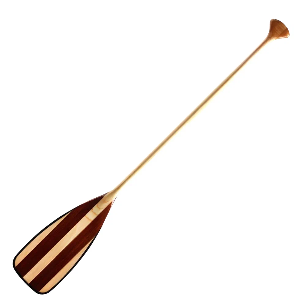 Classic Impact-Resistant Canoe Paddle with 4oz Fiberglass Wrap and 18-Laminate Shaft