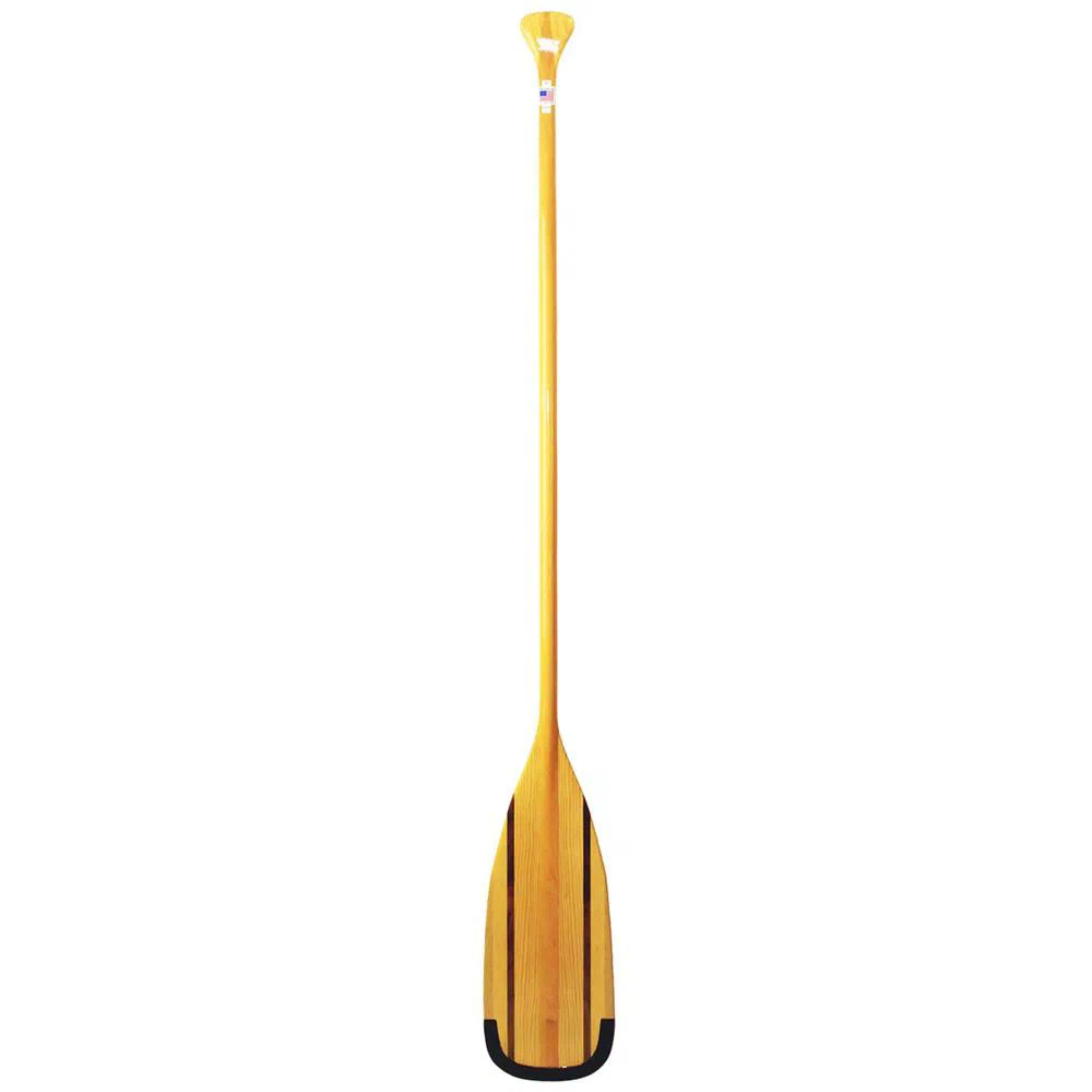 Sawyer Glide Affordable All-Wood Recreational Canoe Paddle with Oval Shaft and Pro-Tip